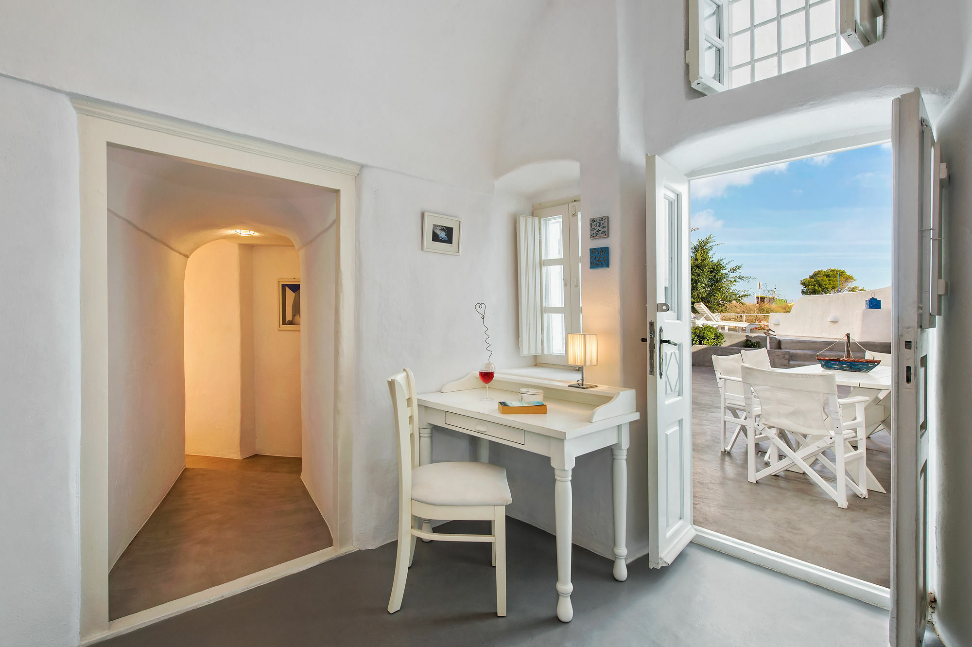 White Cave Private Villa Pýrgos Buitenkant foto