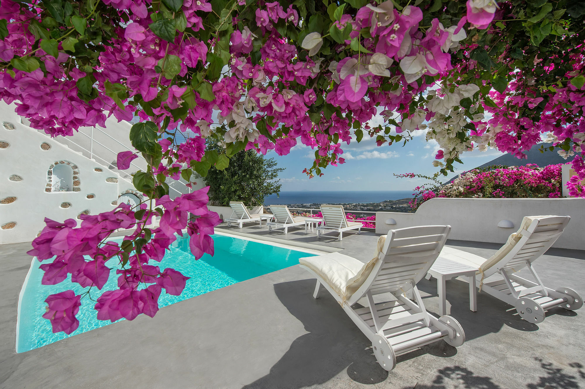 White Cave Private Villa Pýrgos Buitenkant foto