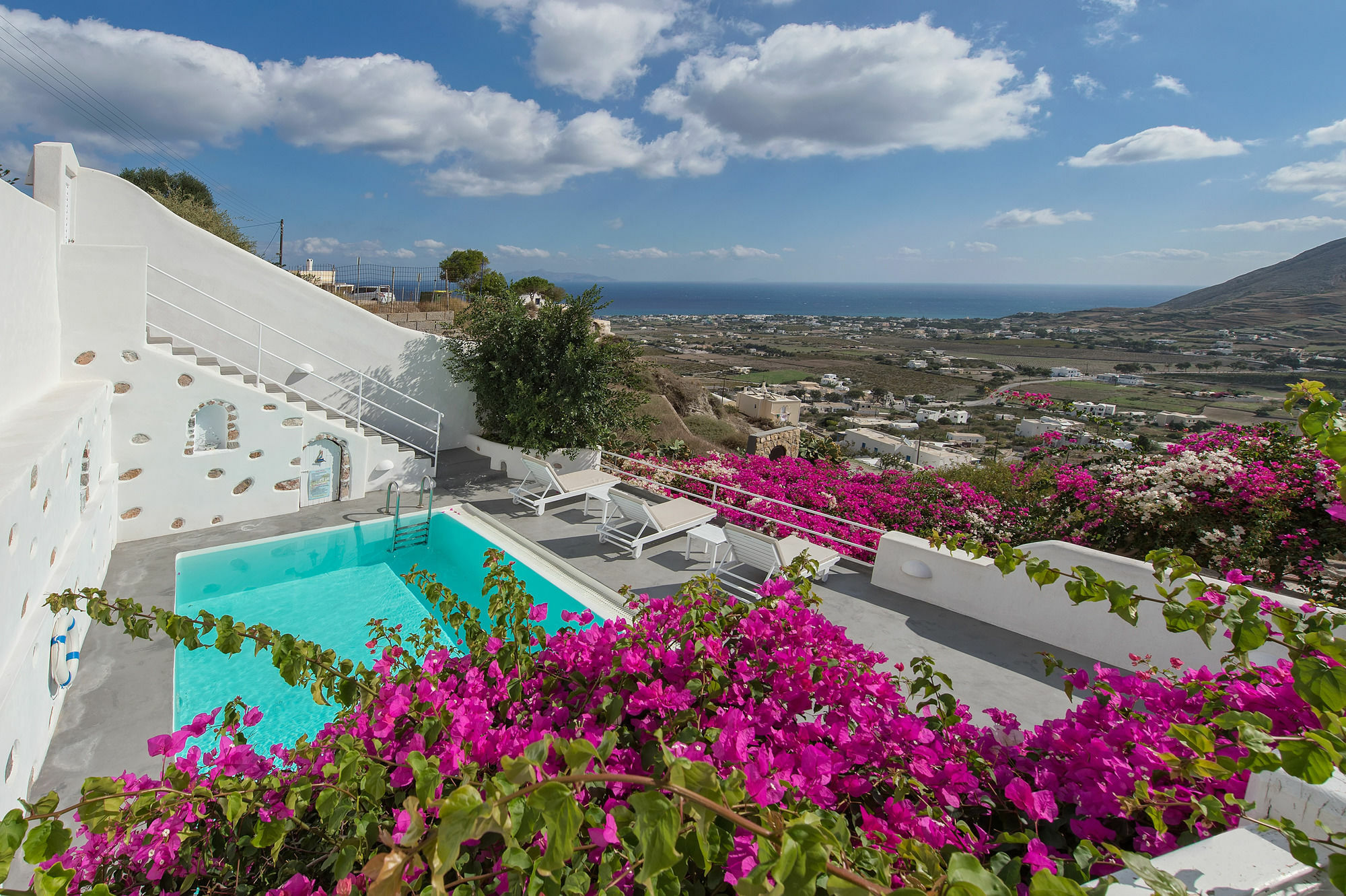 White Cave Private Villa Pýrgos Buitenkant foto