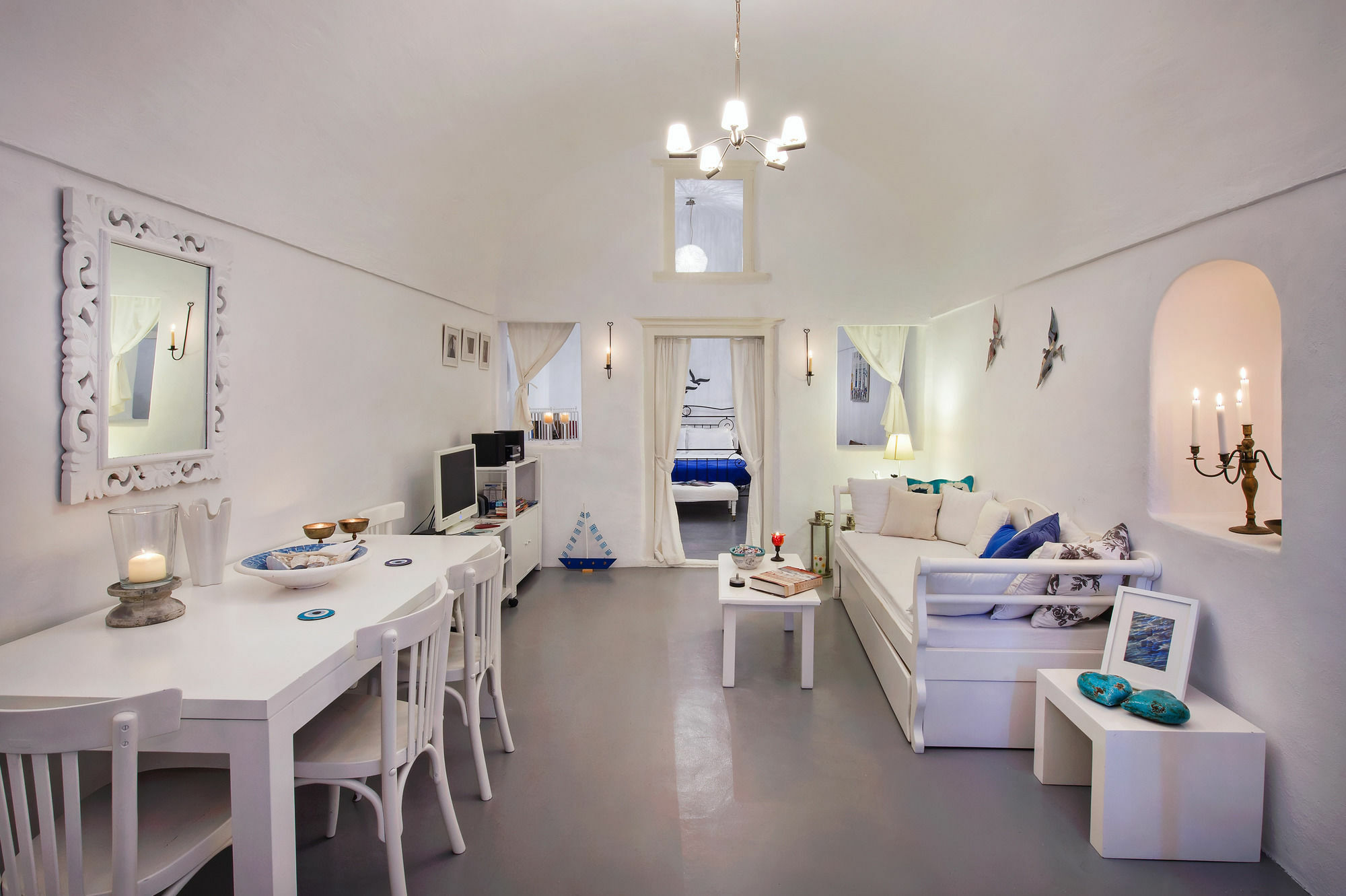 White Cave Private Villa Pýrgos Buitenkant foto