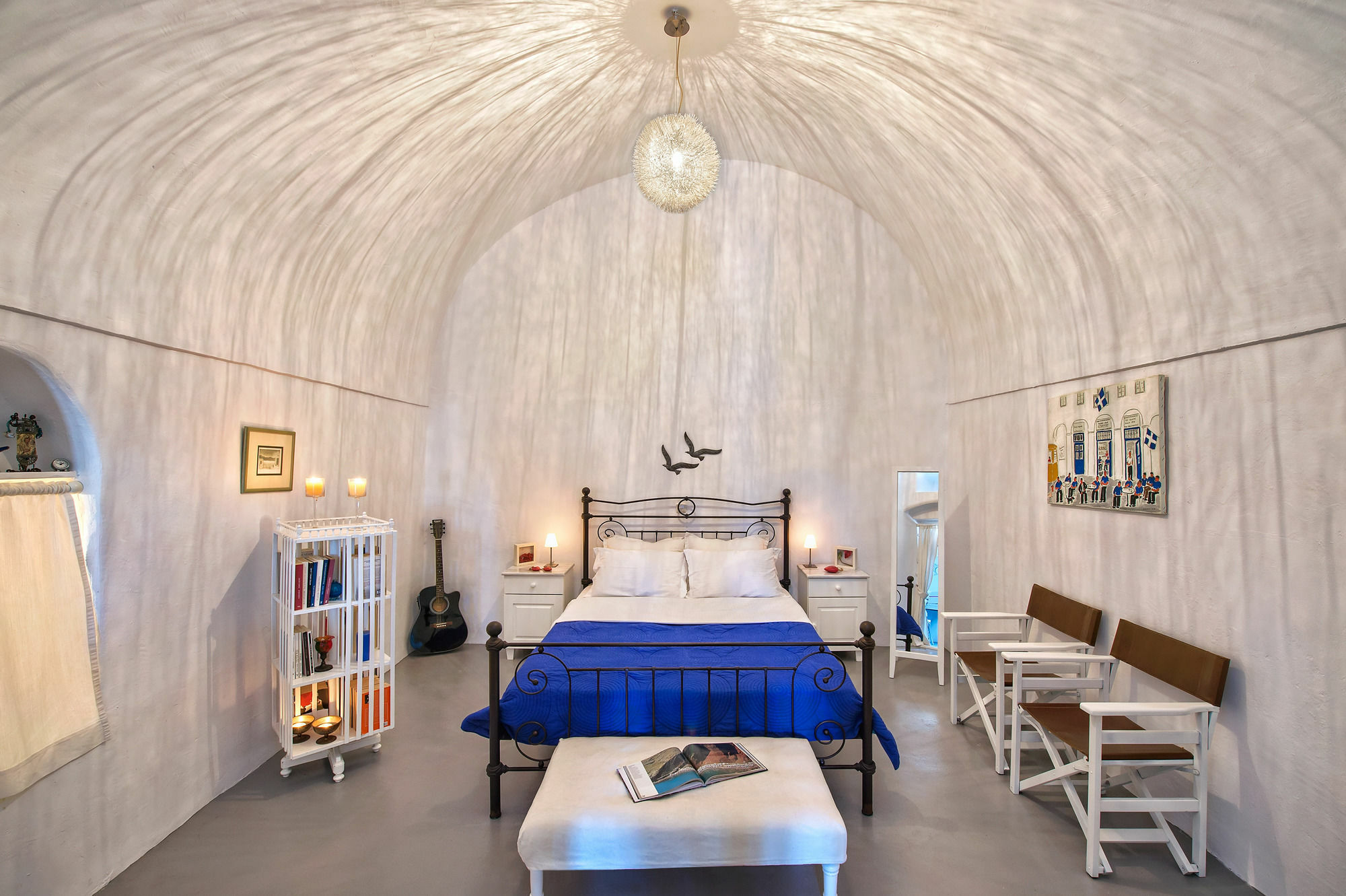 White Cave Private Villa Pýrgos Buitenkant foto
