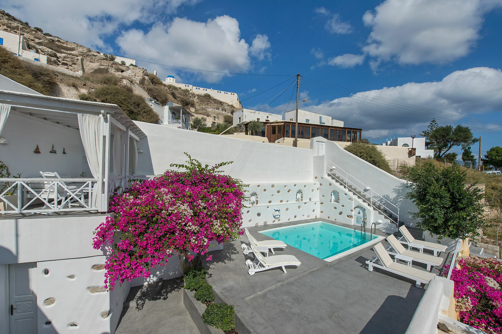 White Cave Private Villa Pýrgos Buitenkant foto